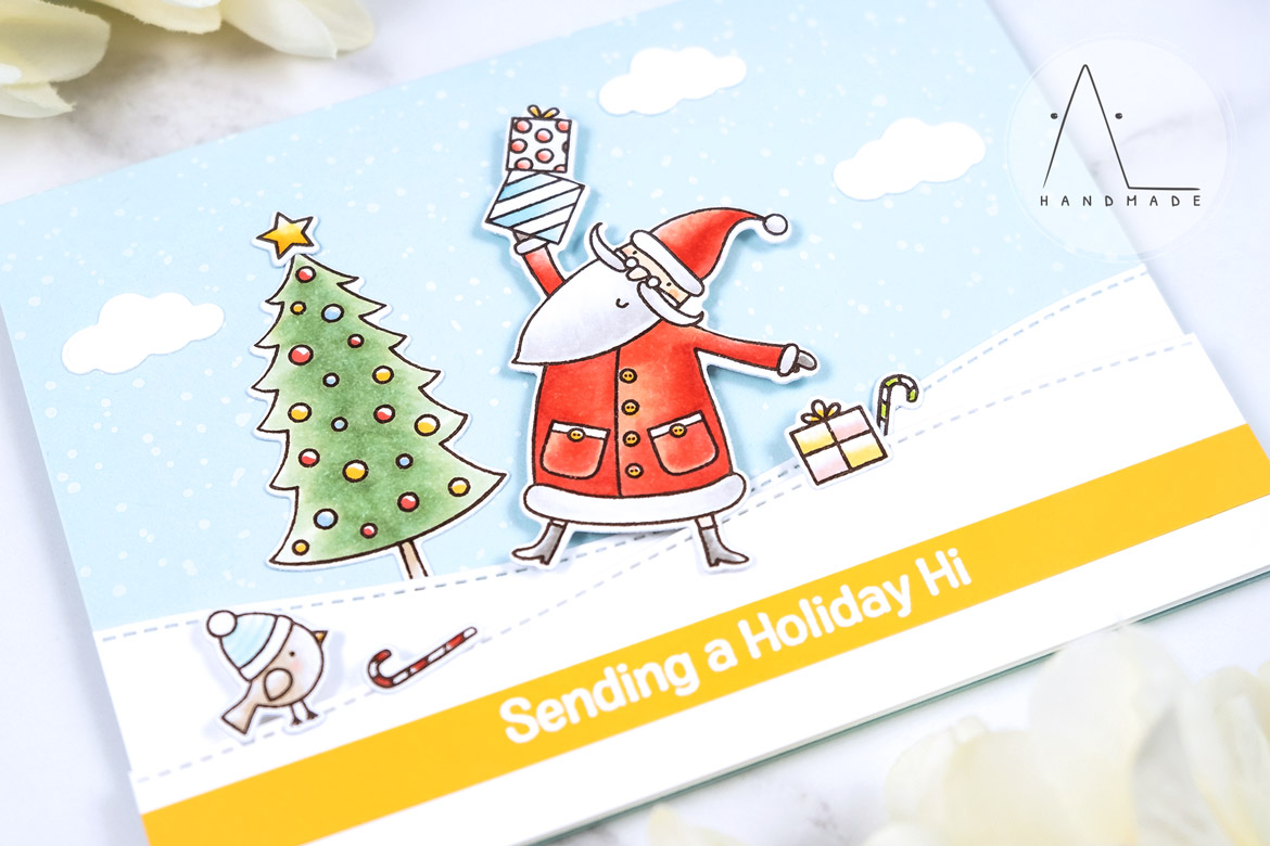 AL handmade - My Favorite Things DT - WSC 521 - Joyous Holidays stamp set and Die-namics