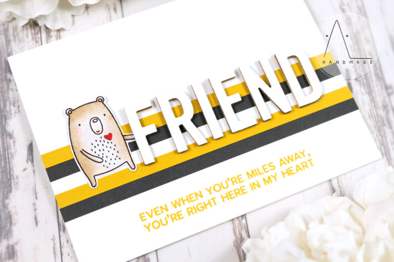 AL handmade - My Favorite Things - Friendship Card Kit - Friend & Friendship Die-namics and What Friendship Means stamp set