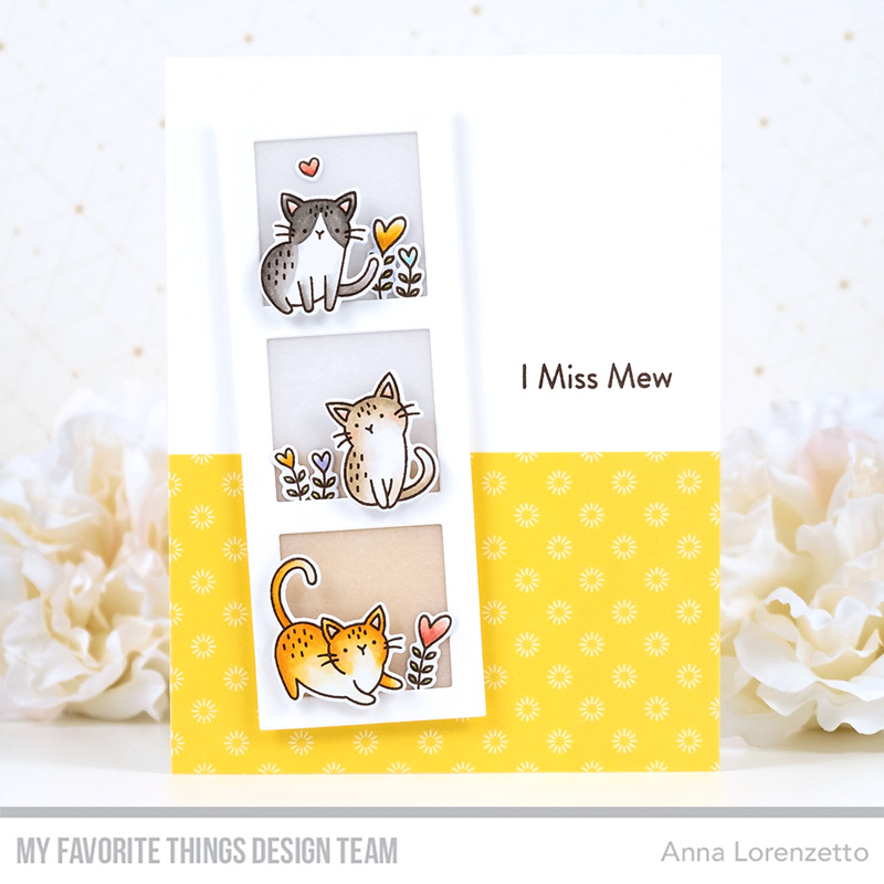 AL handmade - My Favorite Things - Mini Meows stamp set and Die-namics