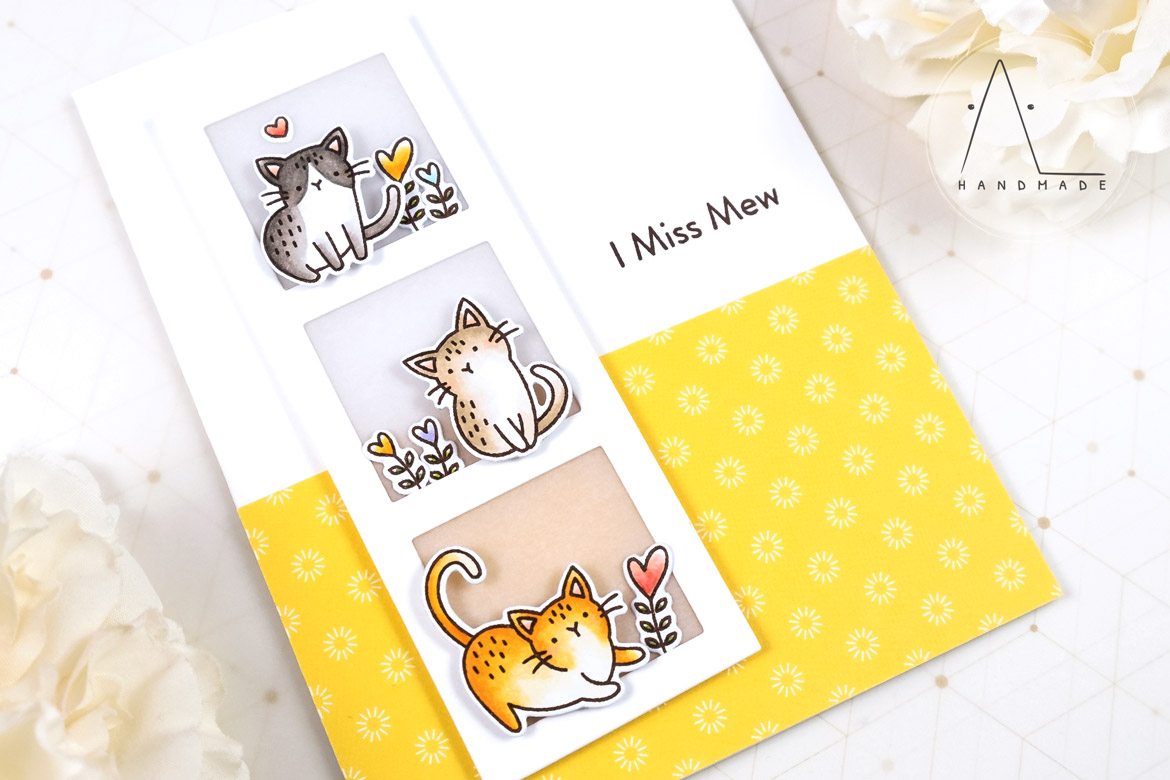 AL handmade - My Favorite Things - Mini Meows stamp set and Die-namics