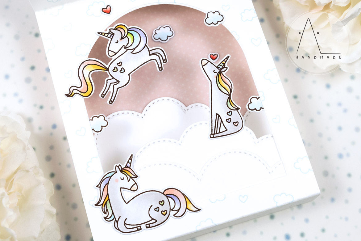 AL handmade - My Favorite Things - Friendly Unicorns stamp set and Die-namics