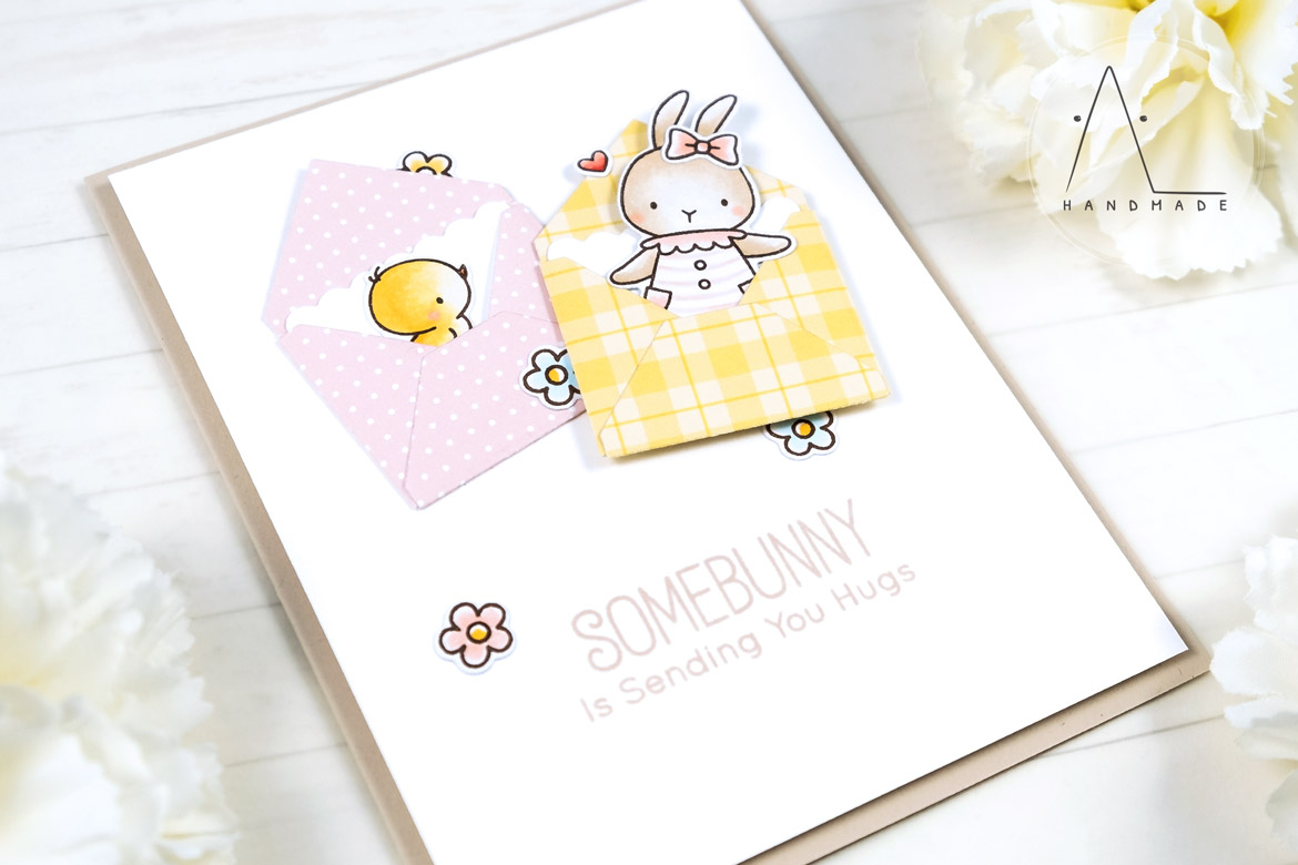 AL handmade - My Favorite Things - BB Somebunny stamp set and Mini Mail Die-namics