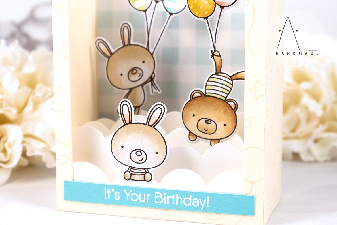 AL handmade - My Favorite Things - Balloon Besties stamp set and Shadow Box Die-namics