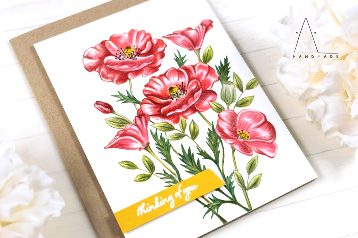 AL handmade - My Favorite Things - Wild Poppies stamp set