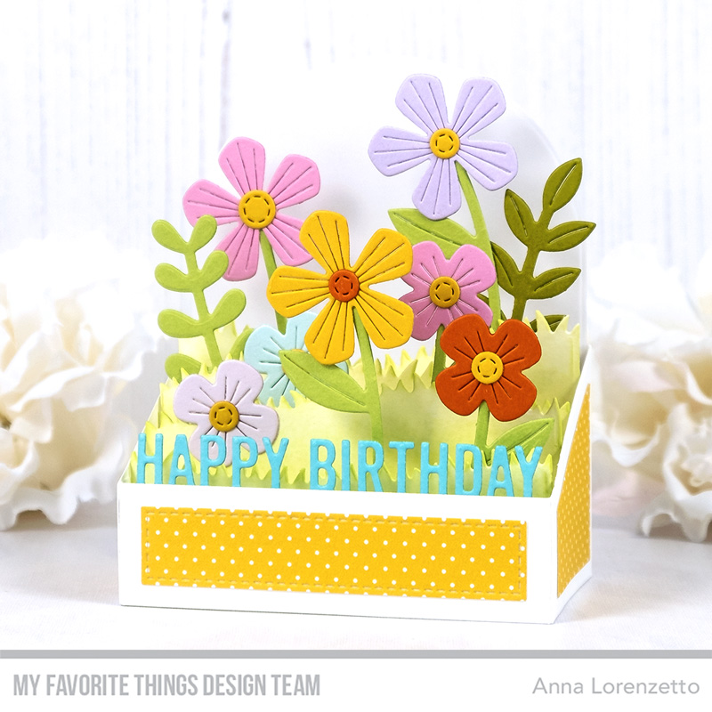 AL handmade - My Favorite Things - Box Card Bouquet Die-namics and Box Card Greetings Die-namics