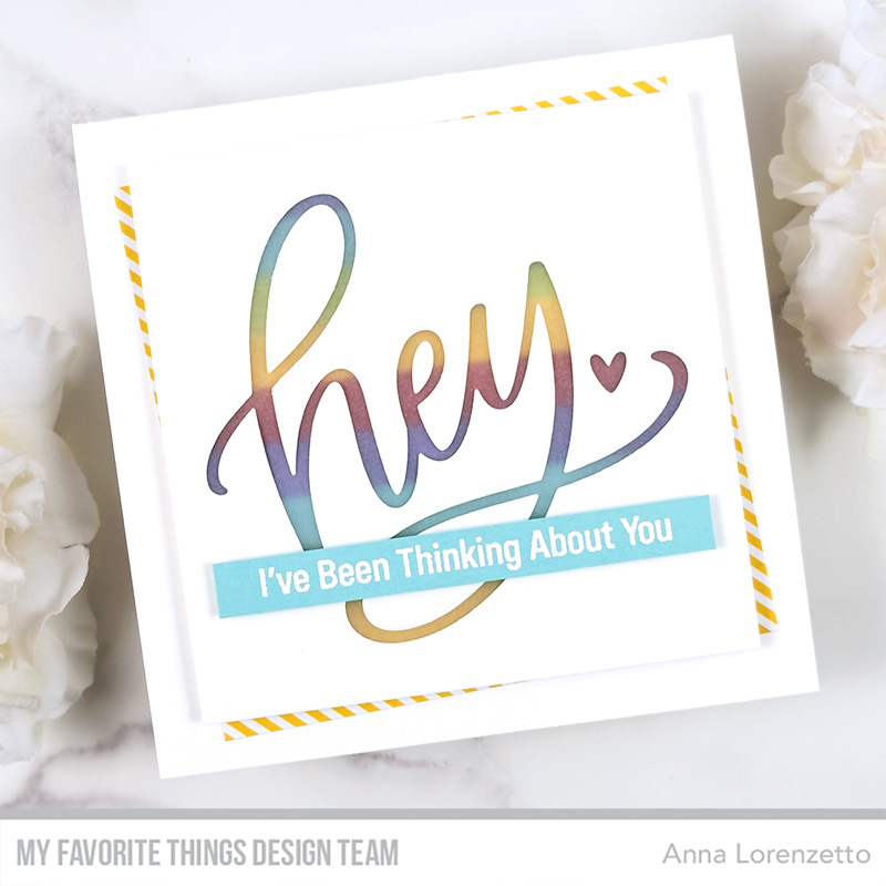 AL handmade - My Favorite Things - Heart Burst Hellos Card Kit - Hey Die-namics and Heart Burst Hellos stamp set