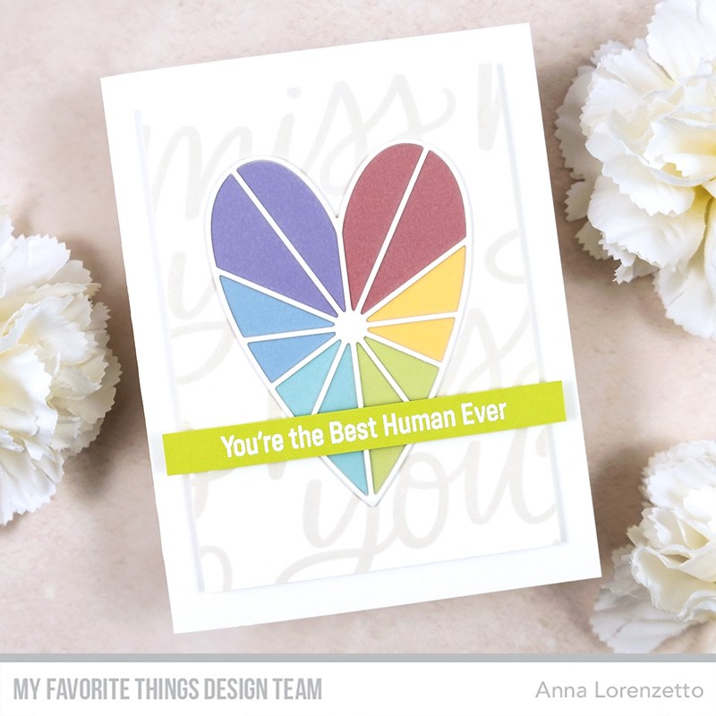 AL handmade - My Favorite Things - Heart Burst Hellos Card Kit - Heart Burst Die-namics and Heart Burst Hellos stamp set