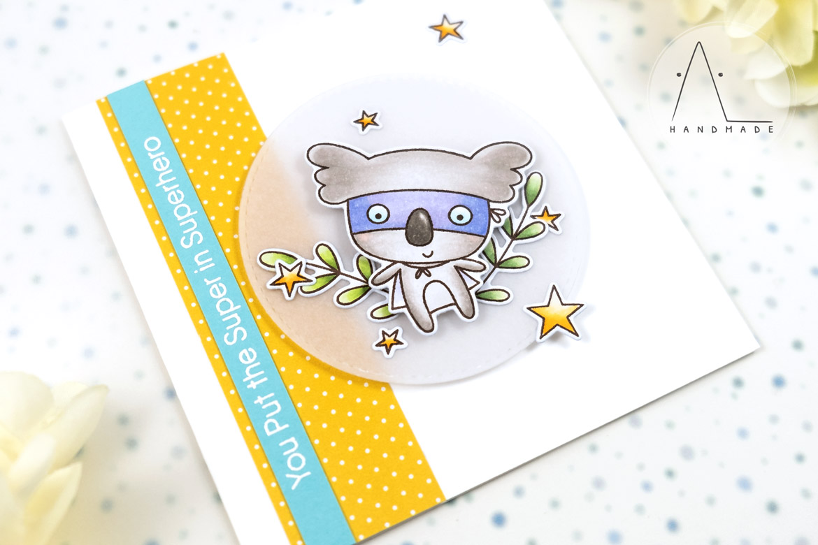 AL handmade - My Favorite Things DT - WSC 538 - Super Friend stamp set and Die-namics