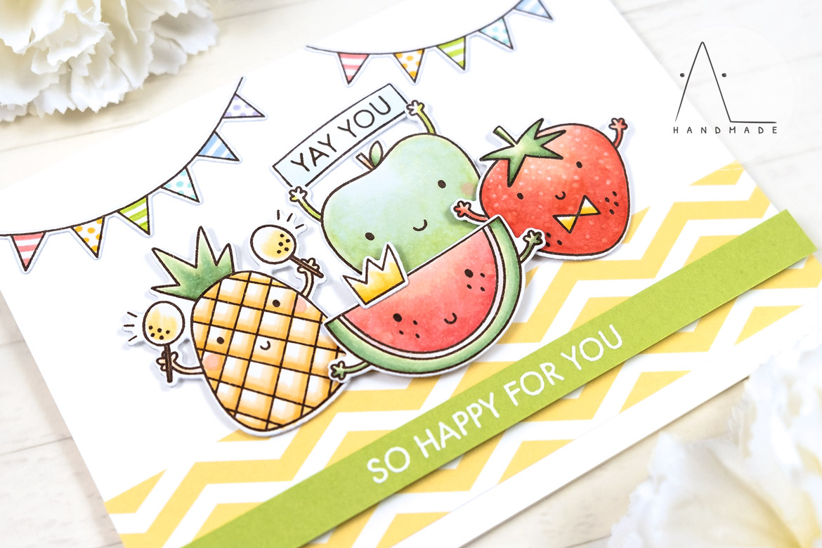 AL handmade - My Favorite Things - Bunch of Happiness stamp set and Die-namics