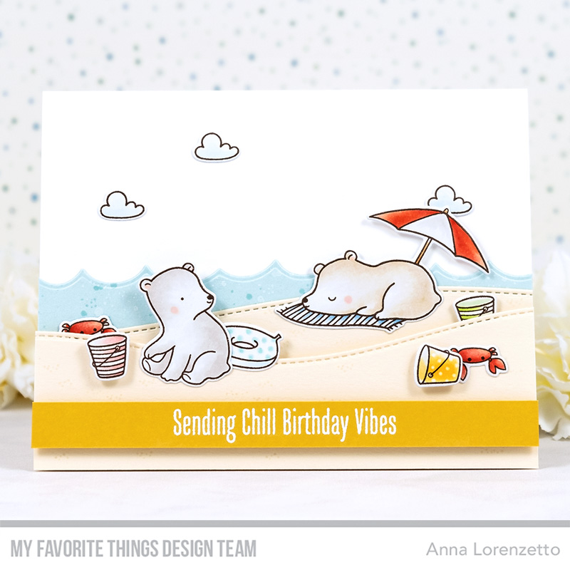 AL handmade - My Favorite Things - Beach Bear stamp set and Die-namics