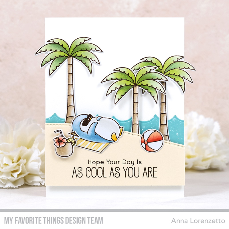 AL handmade - My Favorite Things - BB Penguins in Paradise stamp set and Die-namics