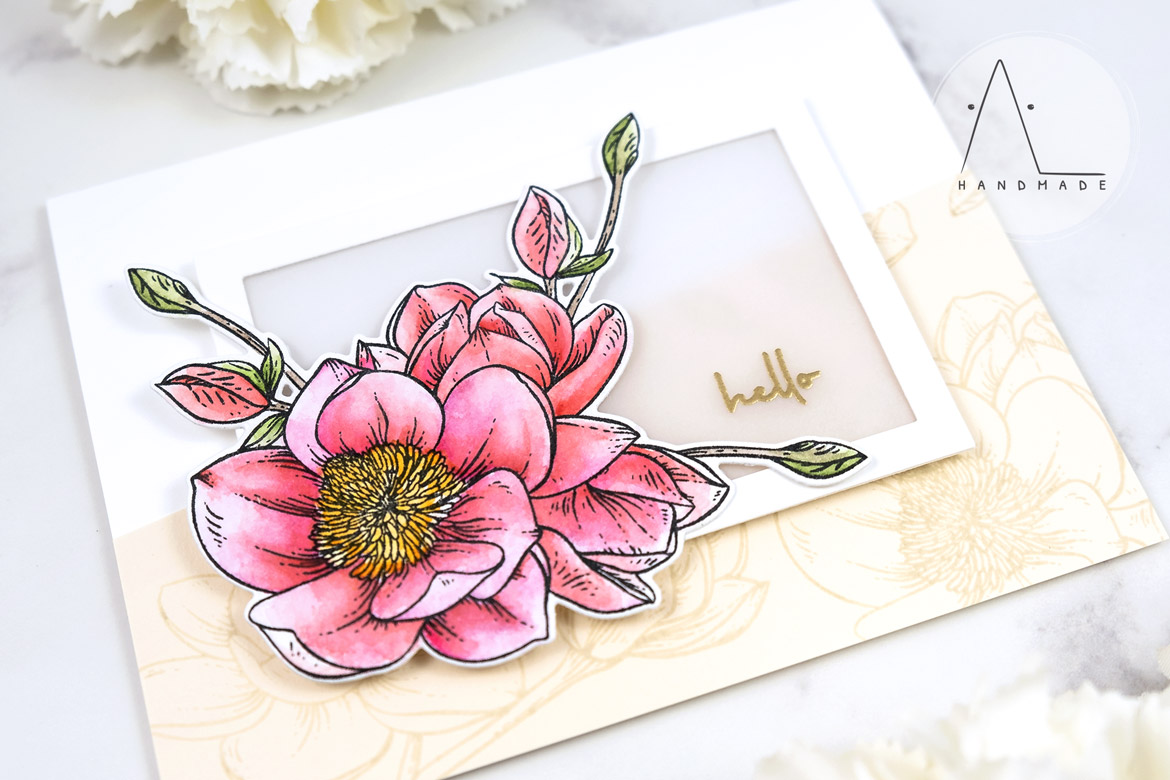 AL handmade - My Favorite Things - Magnolia Blossoms Card Kit - Magnolia Blossoms stamp set and Die-namics