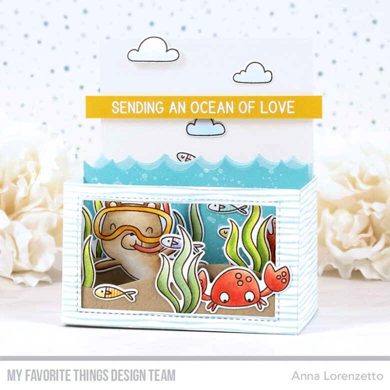 AL handmade - My Favorite Things DT - Outside the Box - Best Fins stamp set and Outside the Box Die-namics
