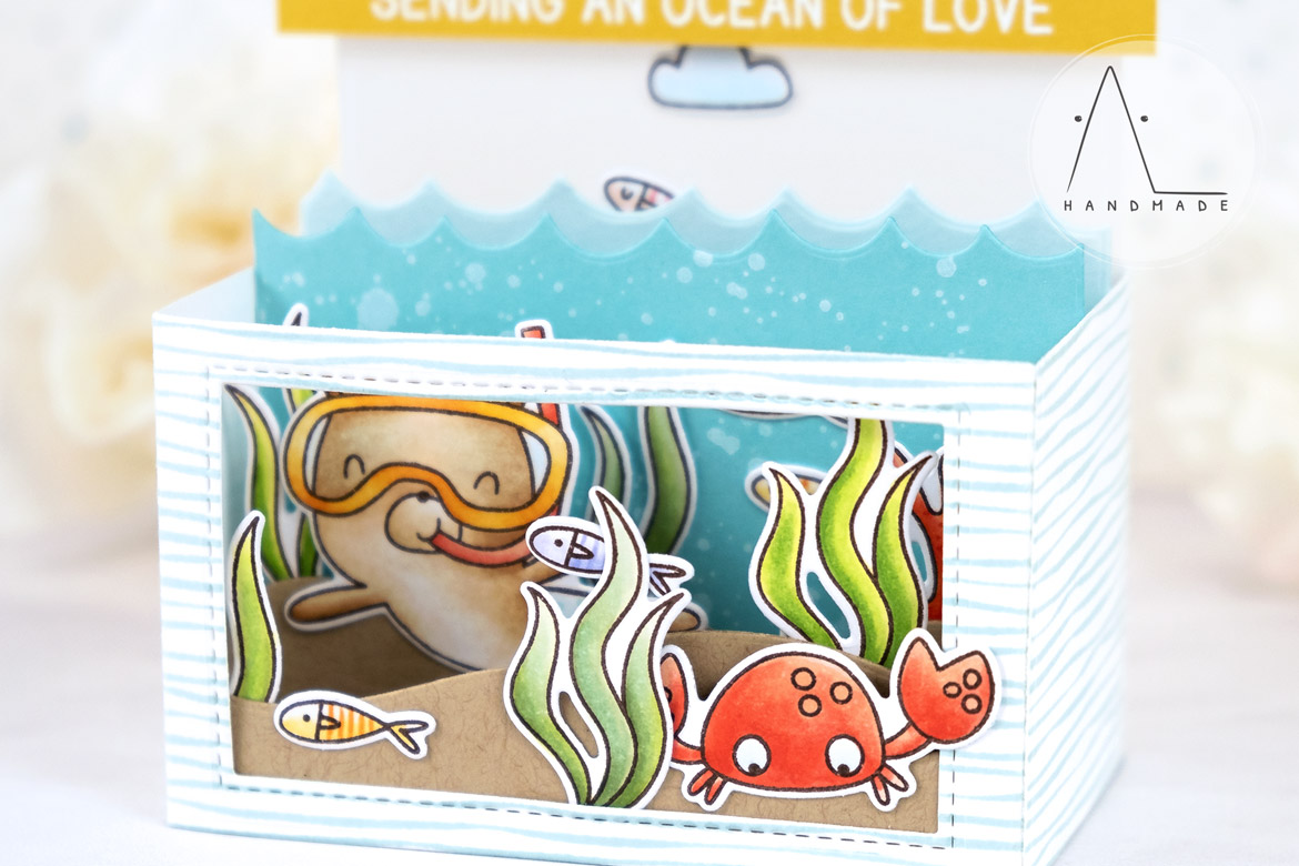 AL handmade - My Favorite Things DT - Outside the Box - Best Fins stamp set and Outside the Box Die-namics