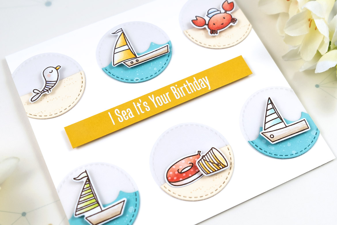 AL handmade - My Favorite Things DT - WSC 546 - You Keep Me Afloat stamp set and Die-namics