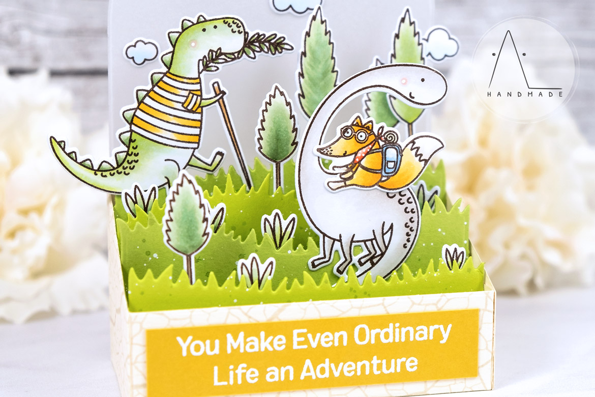 AL handmade - My Favorite Things - Dino Adventure stamp set and Die-namics