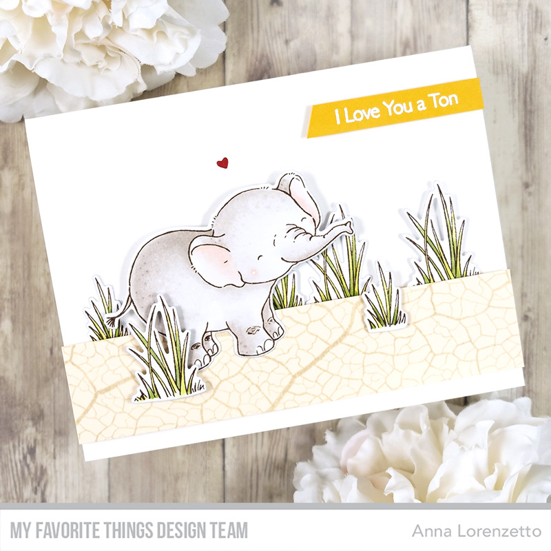 AL handmade - My Favorite Things - Sweetest Safari Set 1 stamp set and Die-namics