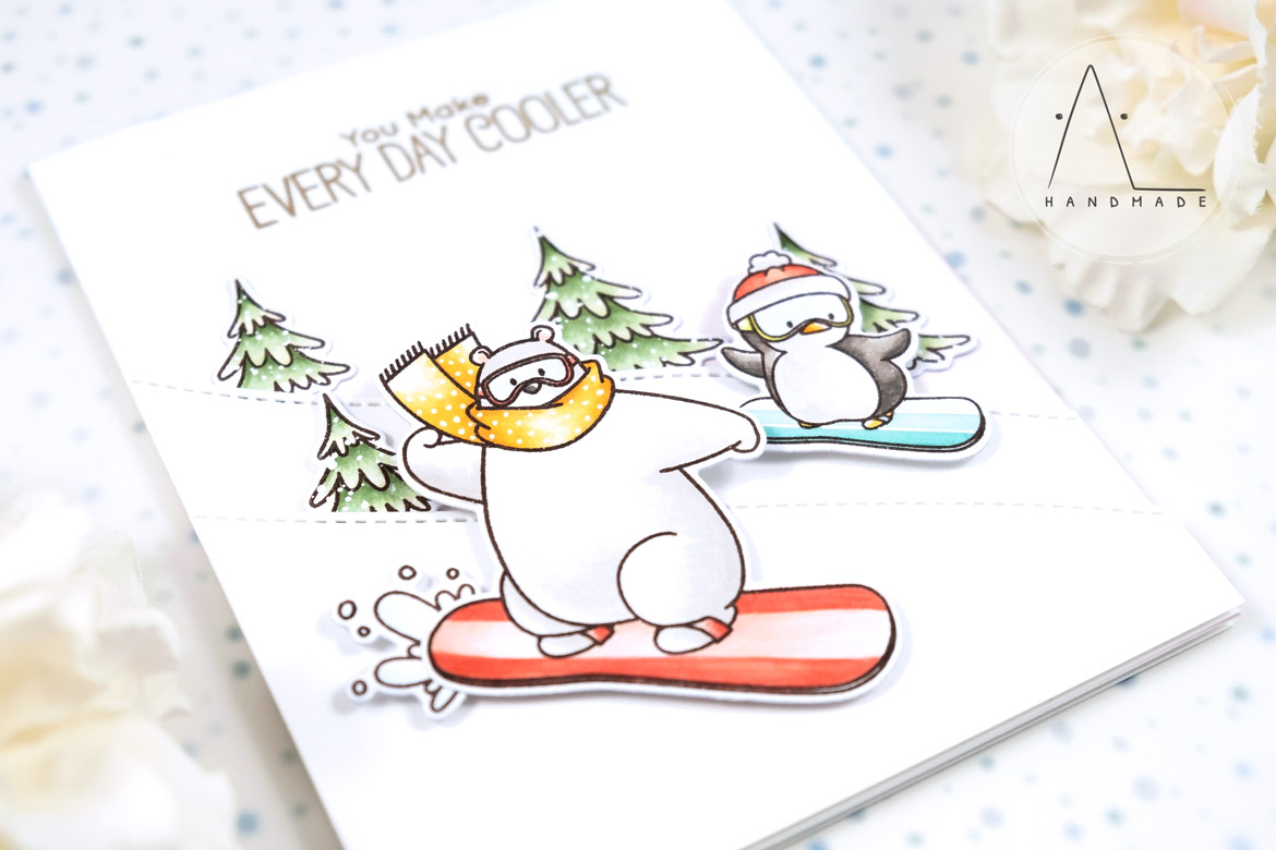 AL handmade - My Favorite Things - BB Ready, Set, Snow stamp set and Die-namics