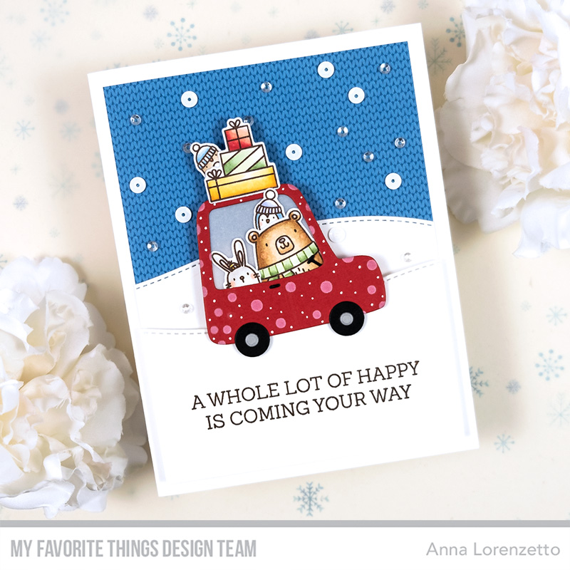 AL handmade - My Favorite Things - Special Delivery stamp set and Cute Caravan Die-namics