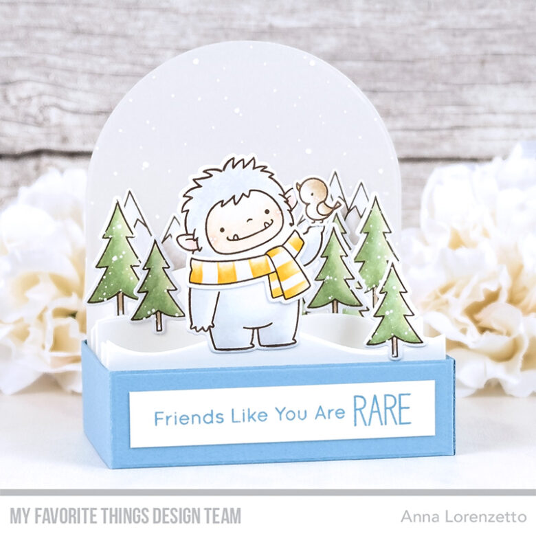 AL handmade - My Favorite Things DT - Outside the Box - BB Beast Friends stamp set and Die-namics