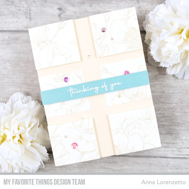 AL handmade - My Favorite Things DT - WSC 558 - Magnolia Blossoms stamp set