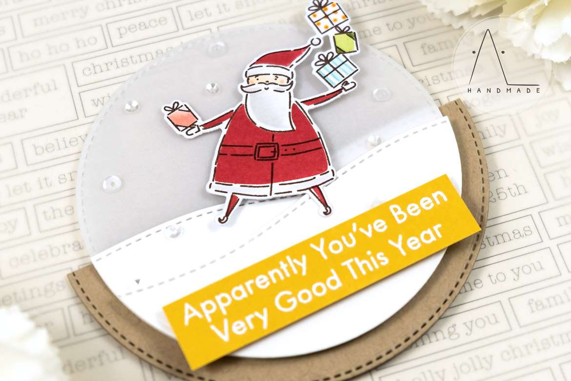 AL handmade - My Favorite Things DT - Gifts from Santa stamp set and Die-namics