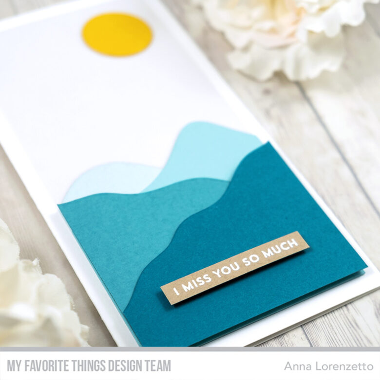 AL handmade - My Favorite Things DT - Serene Sunset Die-namics