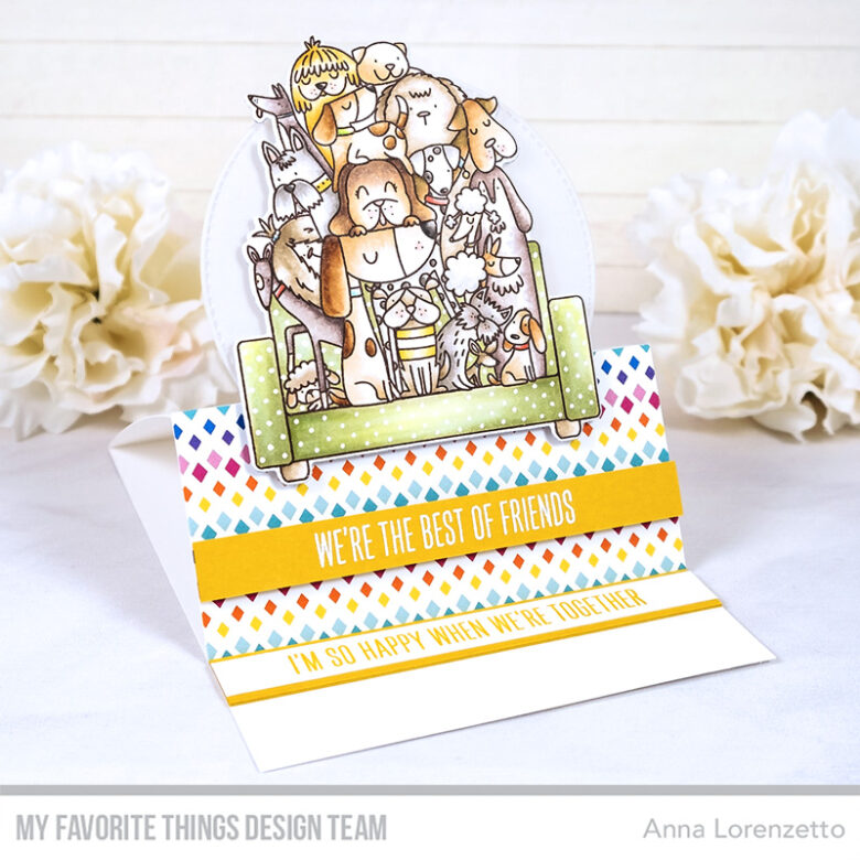 AL handmade - My Favorite Things DT - Best Dog Friends stamp set and Die-namics