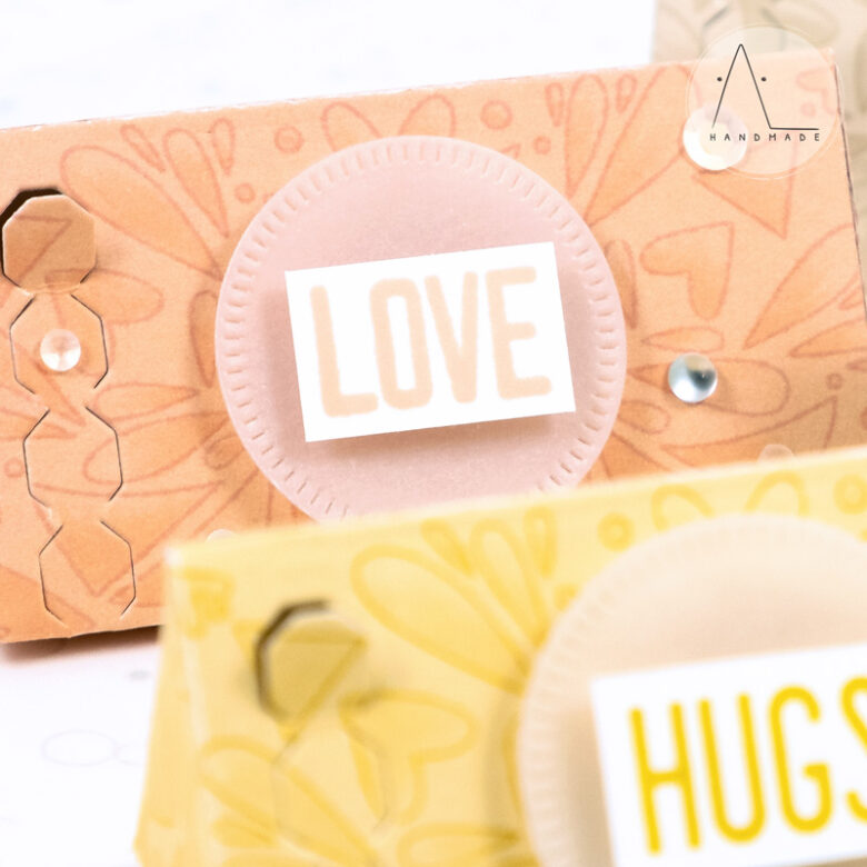 AL handmade - ModaScrap DT - Mosaic clear stamp and Fustella Bon Bon