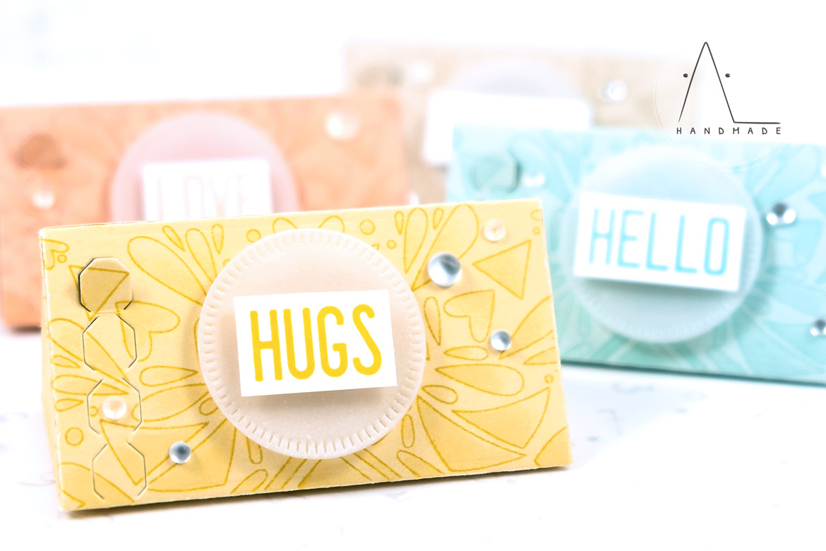 AL handmade - ModaScrap DT - Mosaic clear stamp and Fustella Bon Bon