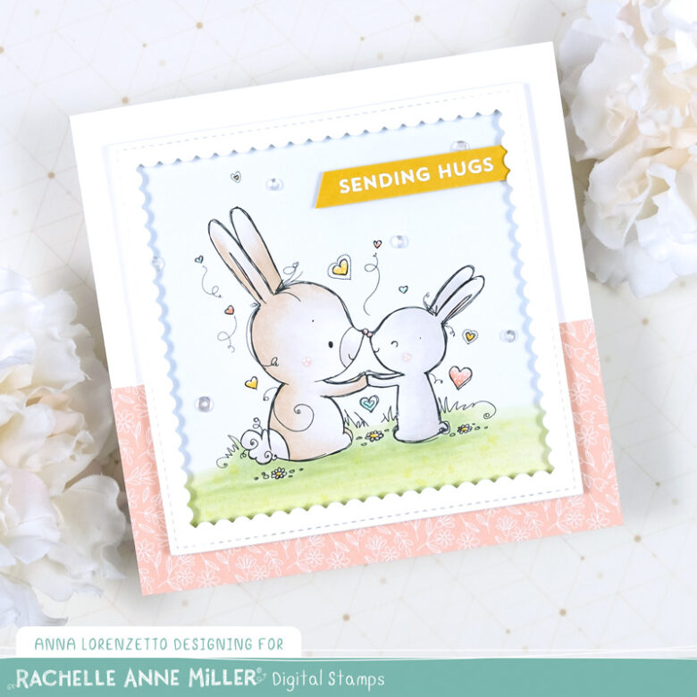AL handmade - Rachelle Anne Miller DT - Mummy Bunny Digital Stamp