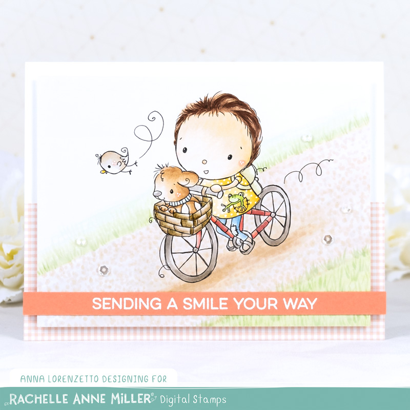 AL handmade - Rachelle Anne Miller DT - Bike Ride Digital Stamp