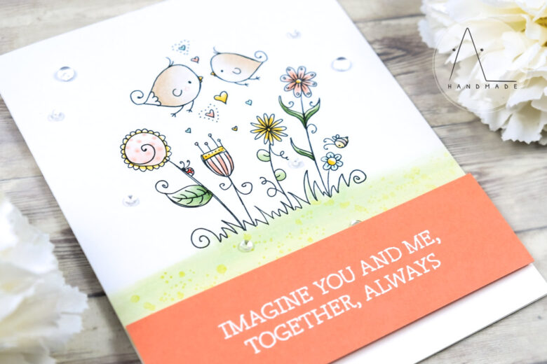 AL handmade - Rachelle Anne Miller DT - Love Birds Digital Stamp