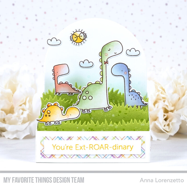 AL handmade - My Favorite Things DT - You're Ext-ROAR-dinary stamp set and Die-namics
