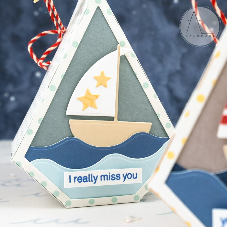 AL handmade - ModaScrap DT - Fustella Terrarium Box, Waving Elements and Sea Charms