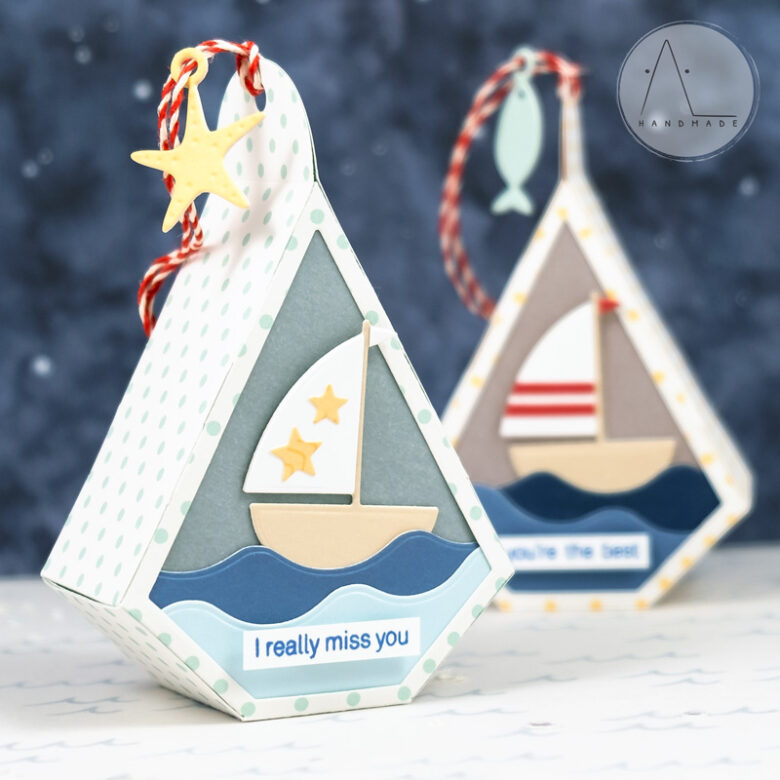 AL handmade - ModaScrap DT - Fustella Terrarium Box, Waving Elements and Sea Charms